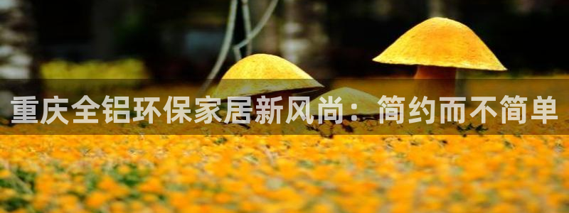 杏耀平台服务中心怎么样：重庆全铝环保家居新风尚：简约而不简单