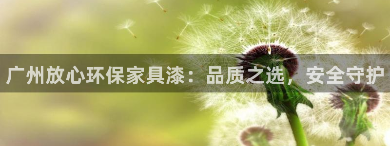 杏耀平台可以提款吗：广州放心环保家具漆：品质之选，安全守护